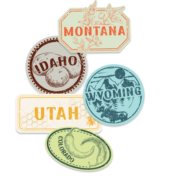 Mountain & High Desert stamp group